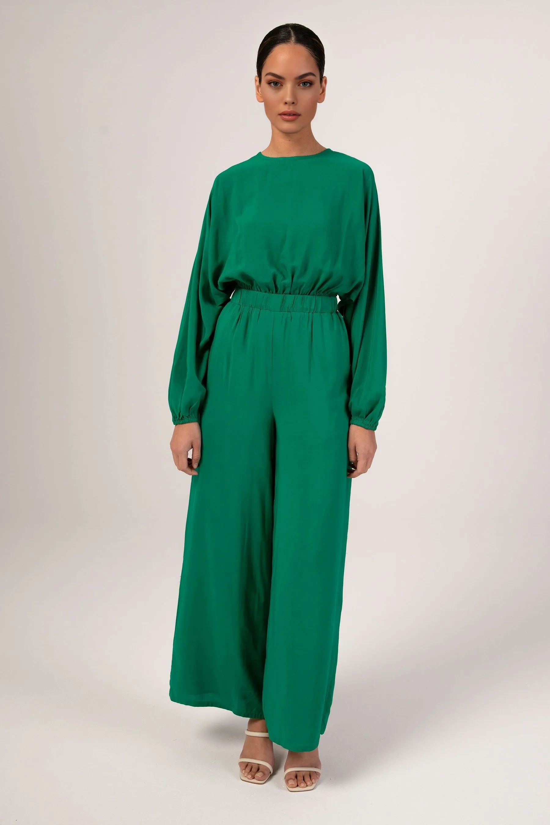 Hafsa Wide Leg Trousers