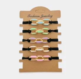 Hair Tie Bracelets 5pc