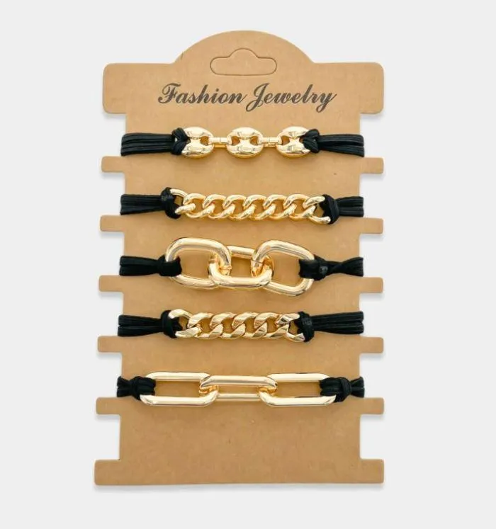 Hair Tie Bracelets 5pc