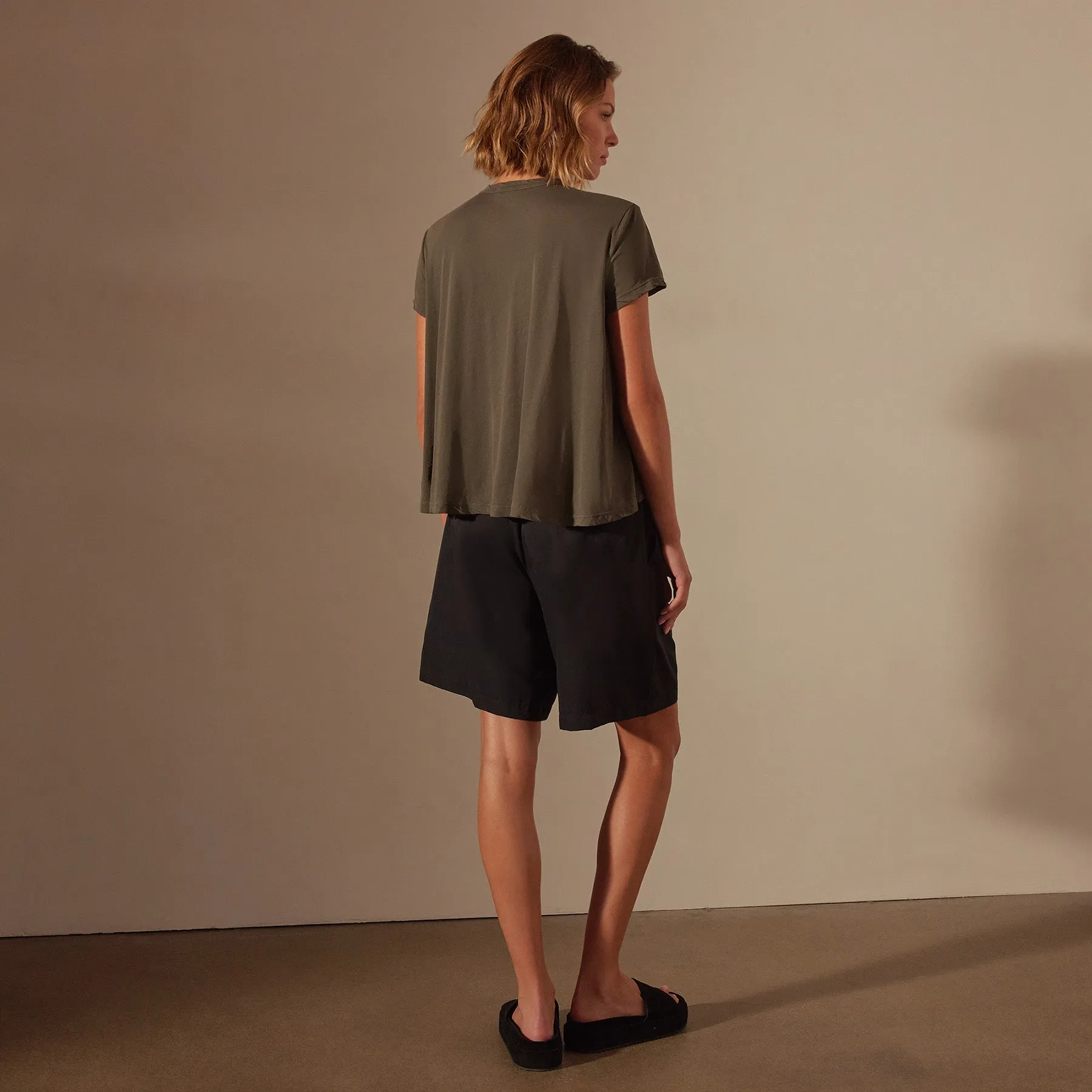 High Gauge A Line Tee - Palm