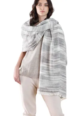 IKAT WRAP  BROWN CREAM