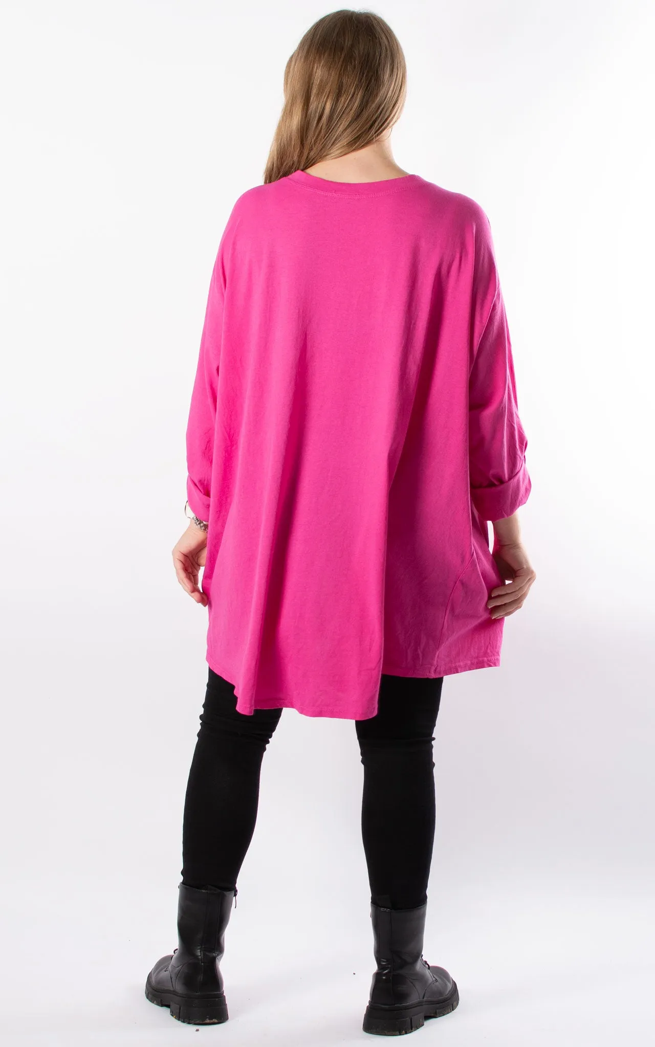 J'Adore Leopard Print T | Hot Pink