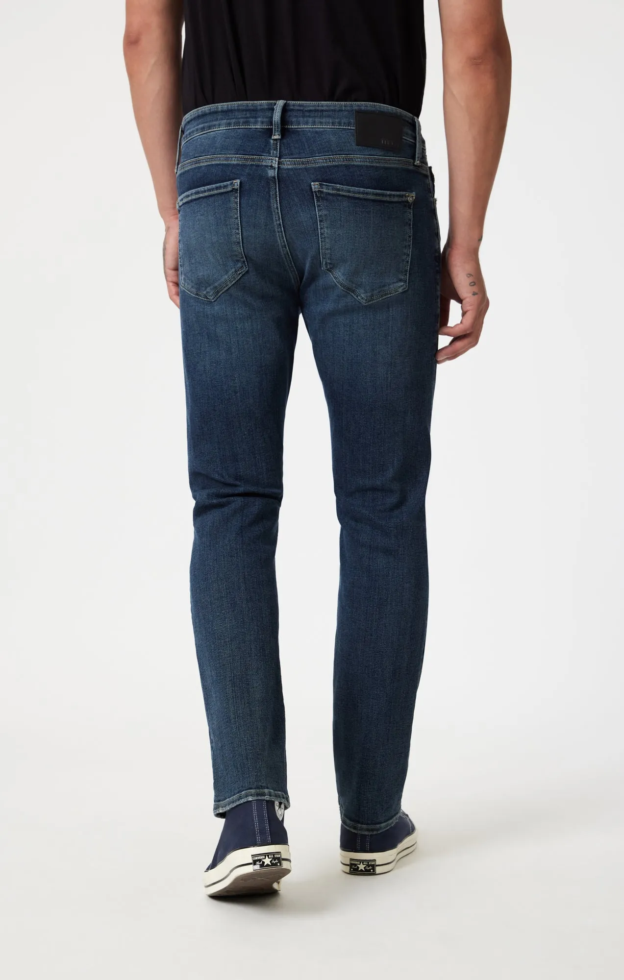 JAKE SLIM LEG IN DARK USED ORGANIC VINTAGE