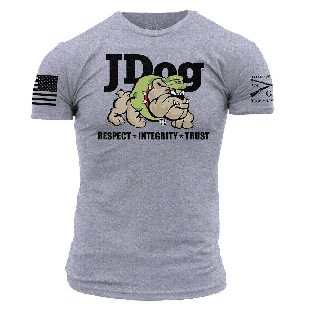 JDog T-Shirt - Heather Grey