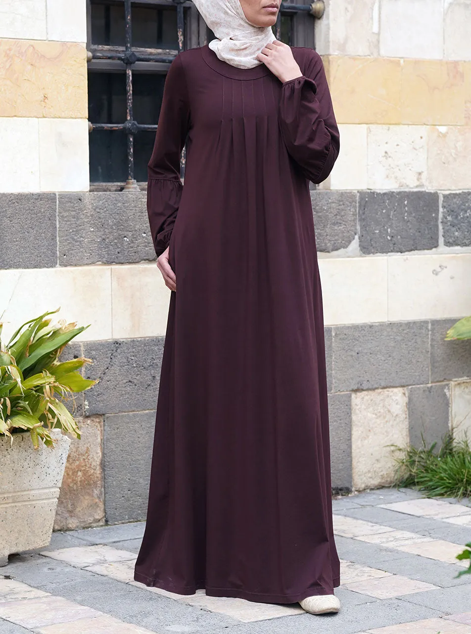Jersey Pleated Abaya