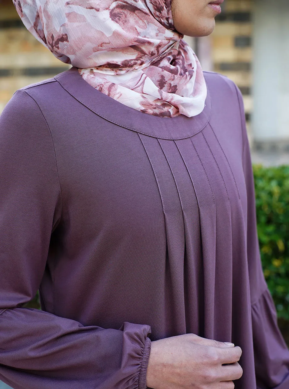 Jersey Pleated Abaya