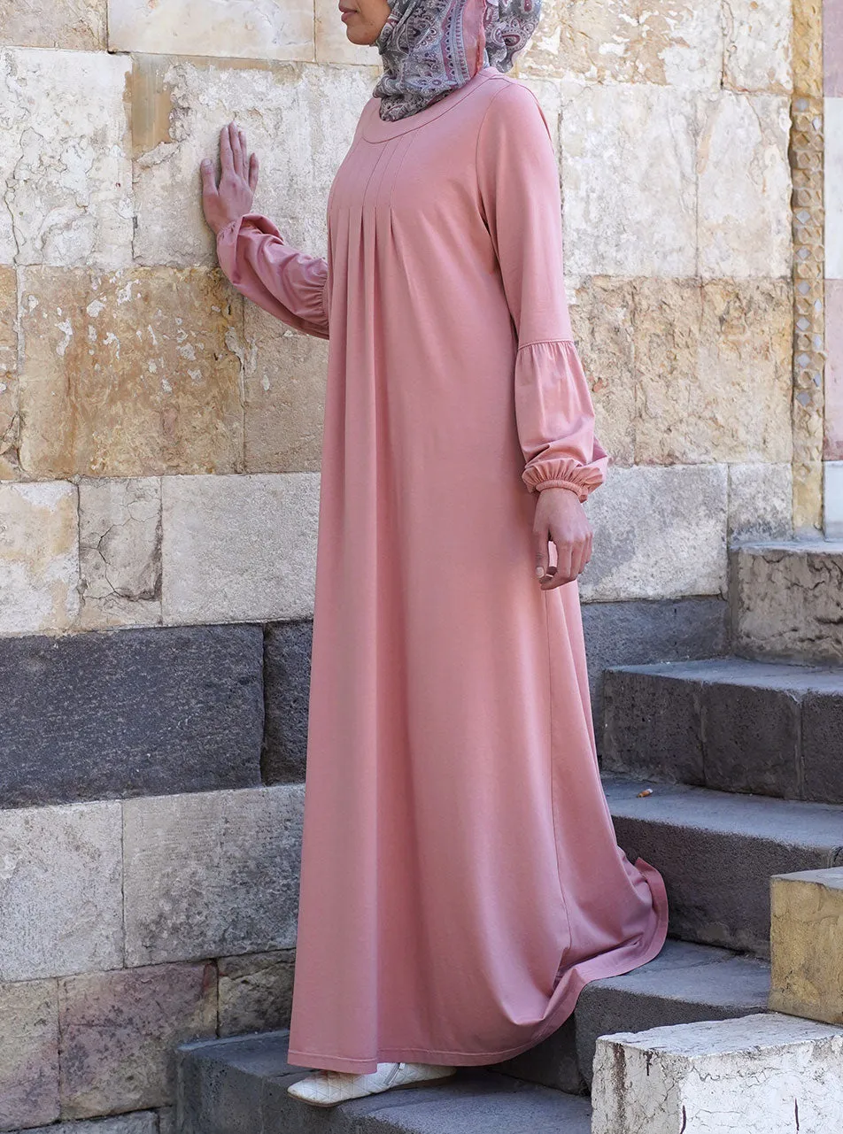 Jersey Pleated Abaya