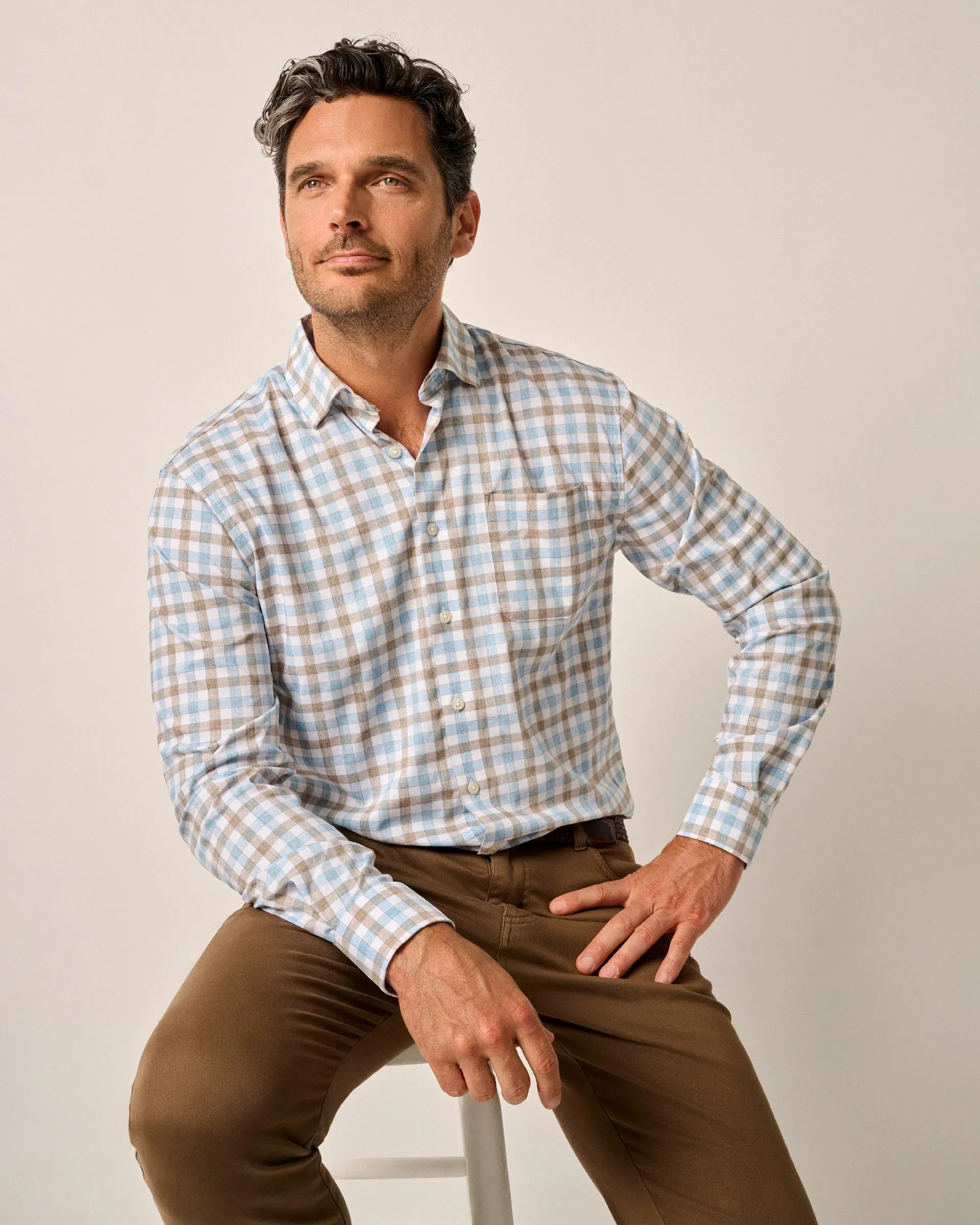 Johnnie-O Mcarthur Sport Shirt - Cascade