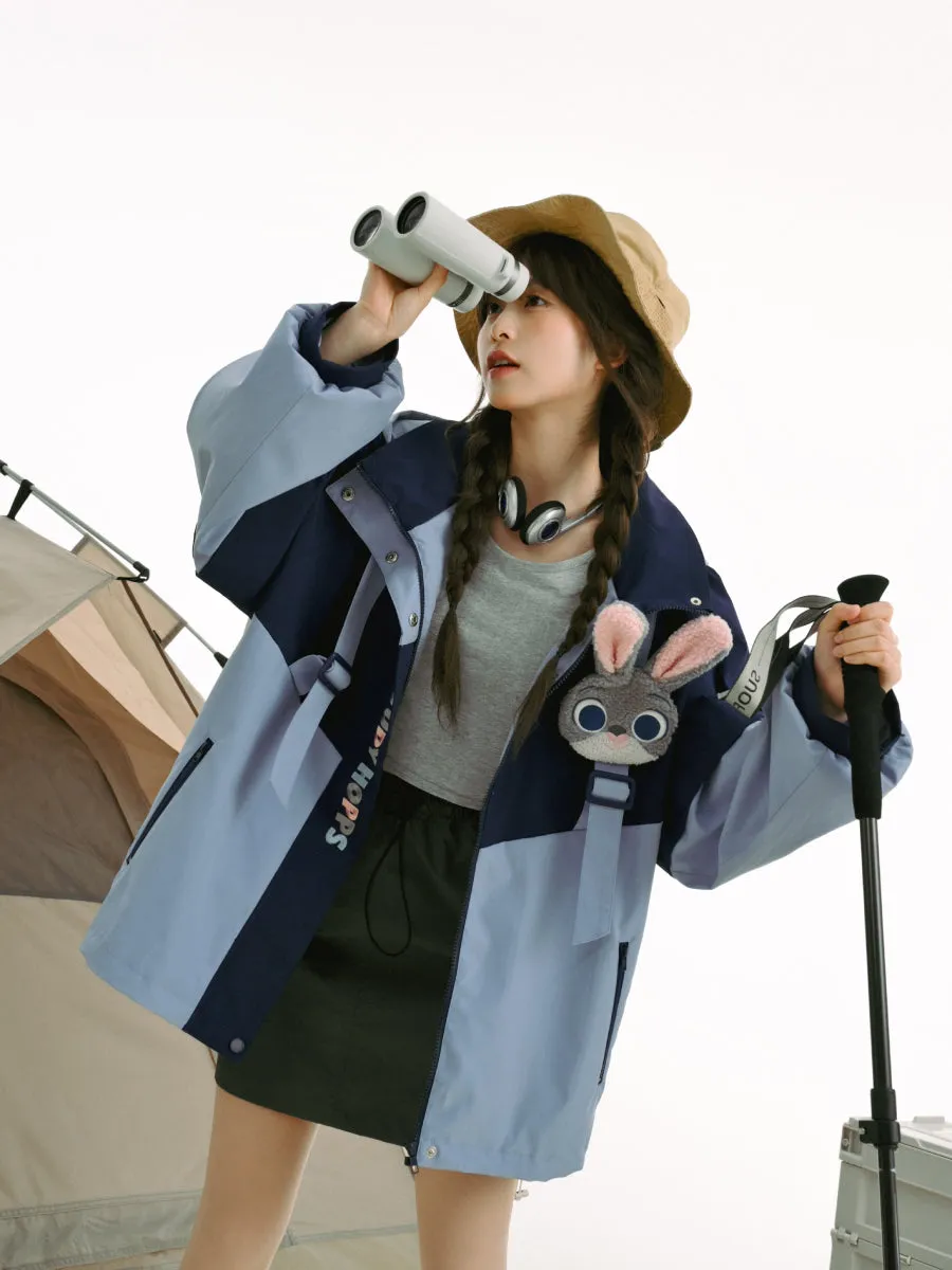 Judy & Nick Couple Camping Windbreaker Jackets