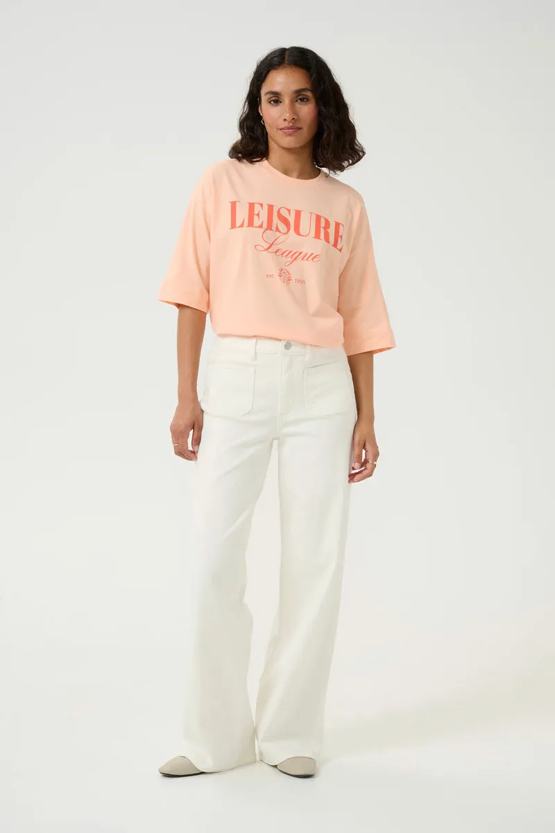 KAFFE KAkarla Jeans Soft Cream