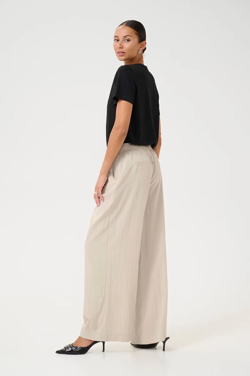 KAFFE KAtrinity Trousers Feather Gray