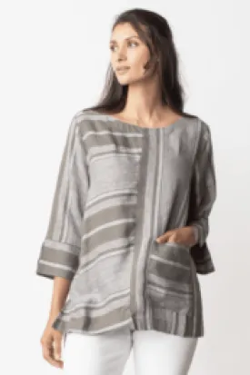 Artistic Grey Tunic by LIv - Habitat Collection, Style 264337