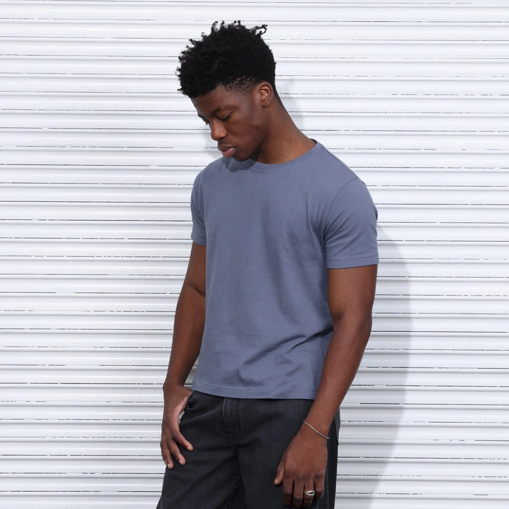 Los Feliz Half Crop Muscle Tee | Made in USA