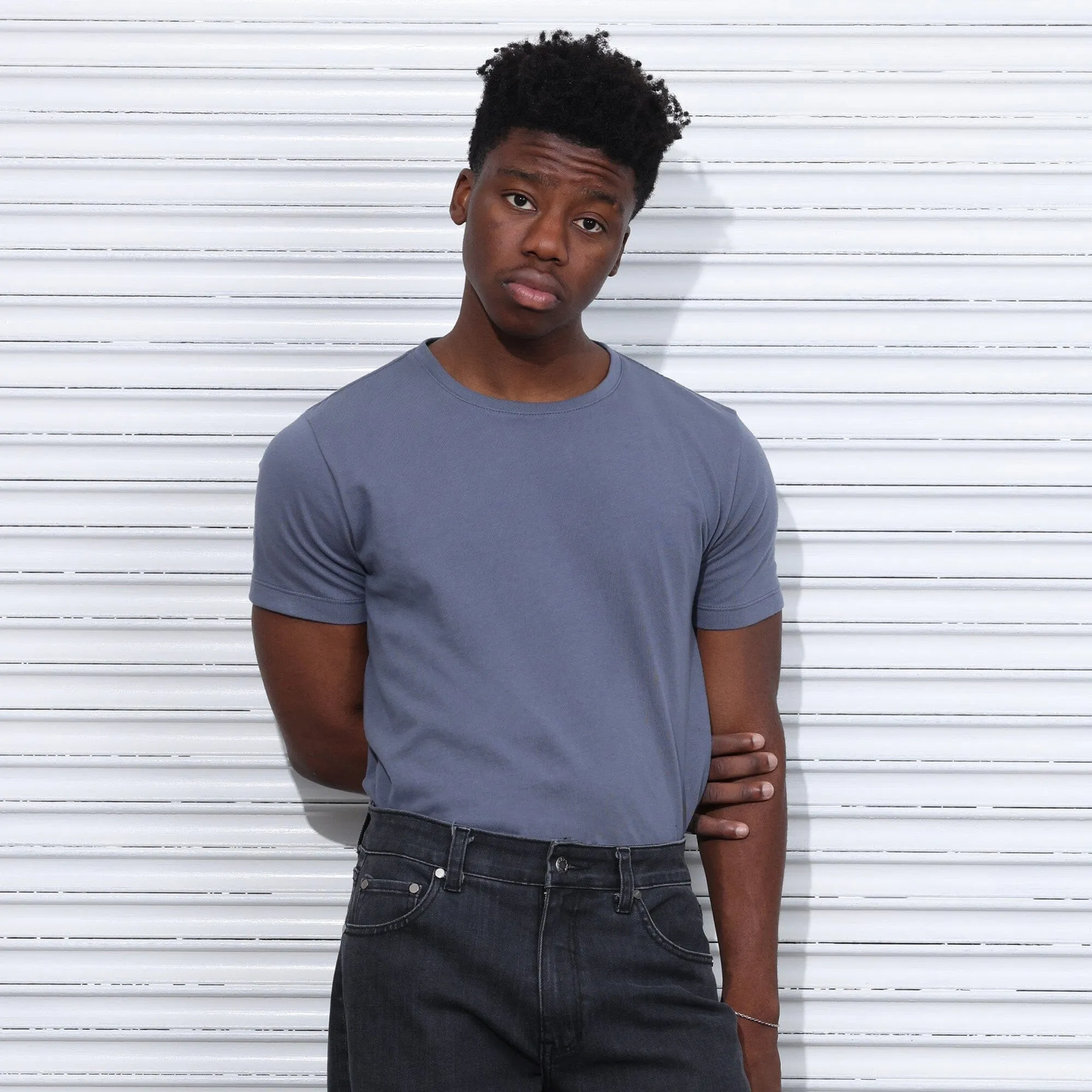 Los Feliz Half Crop Muscle Tee | Made in USA
