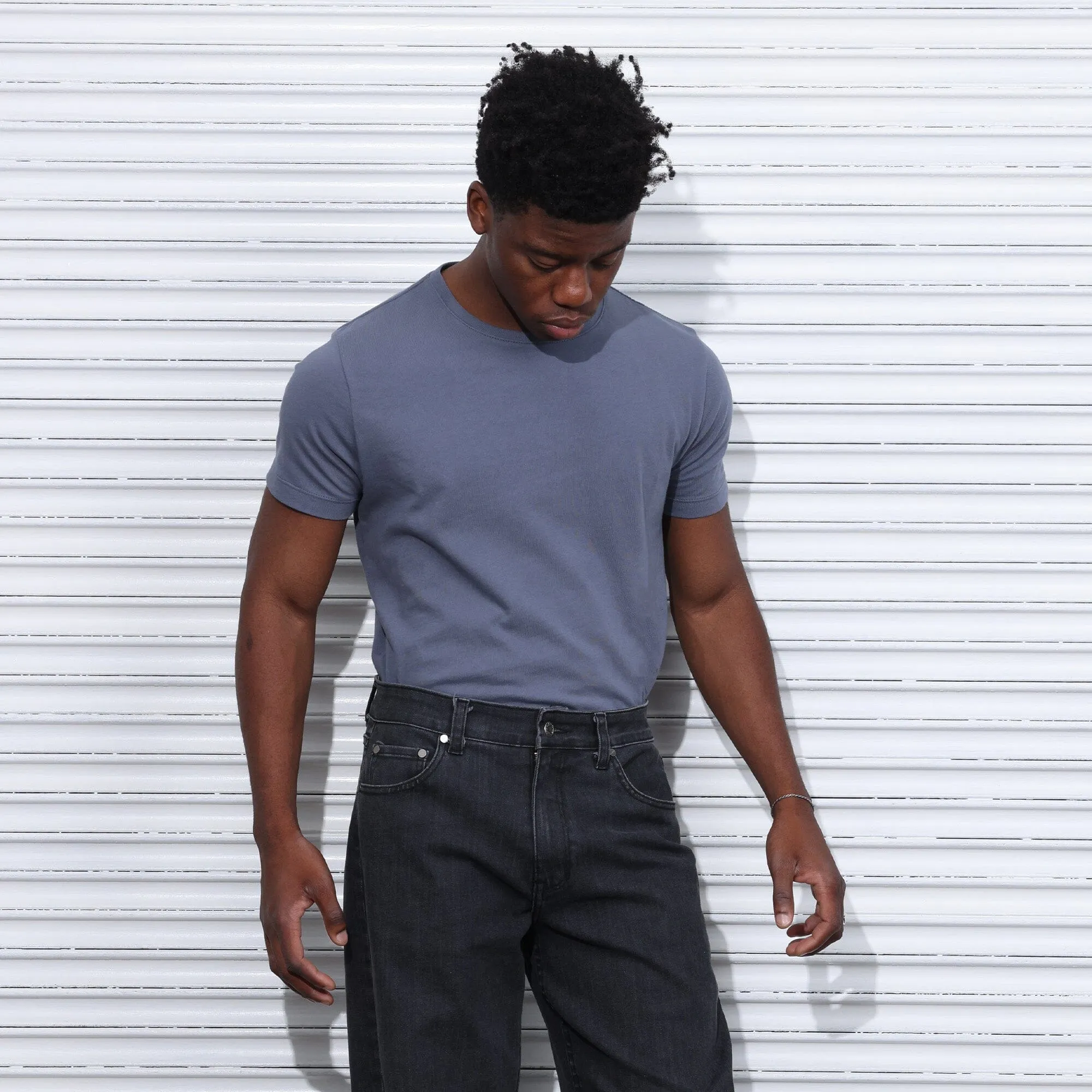 Los Feliz Half Crop Muscle Tee | Made in USA