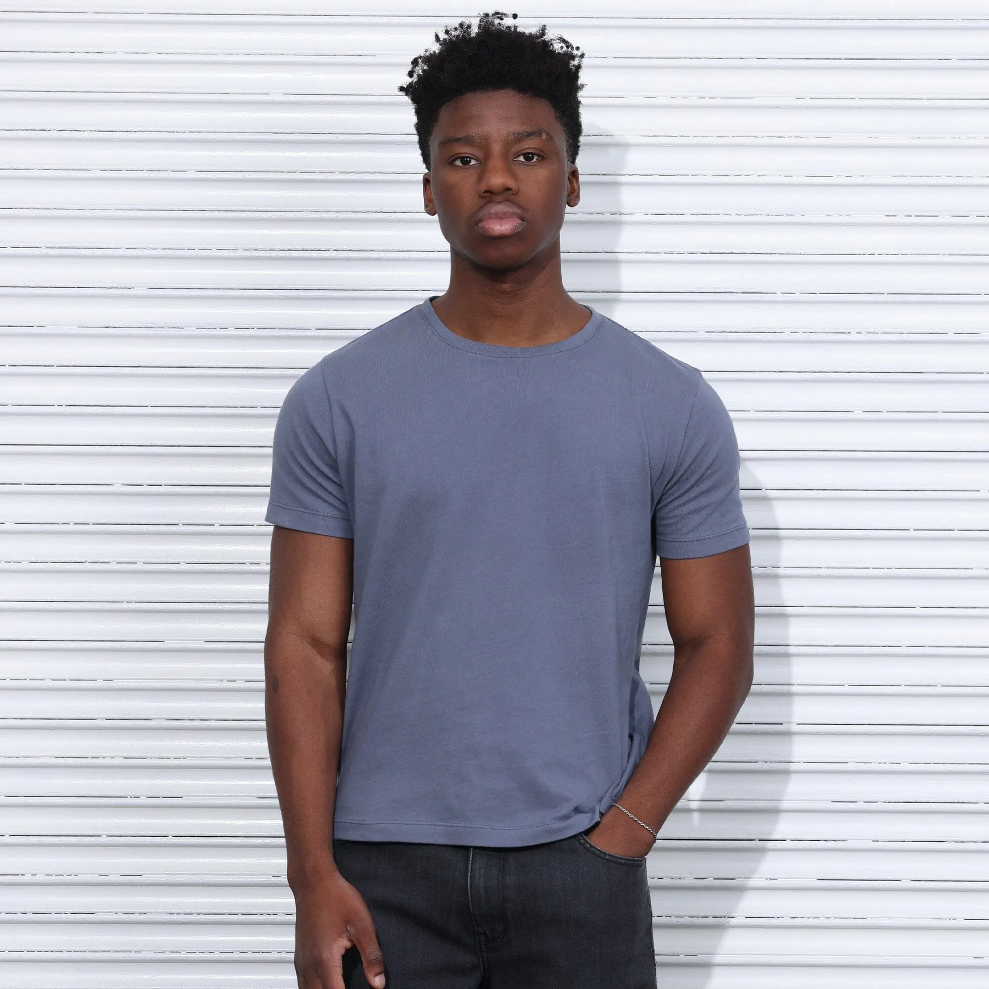 Los Feliz Half Crop Muscle Tee | Made in USA