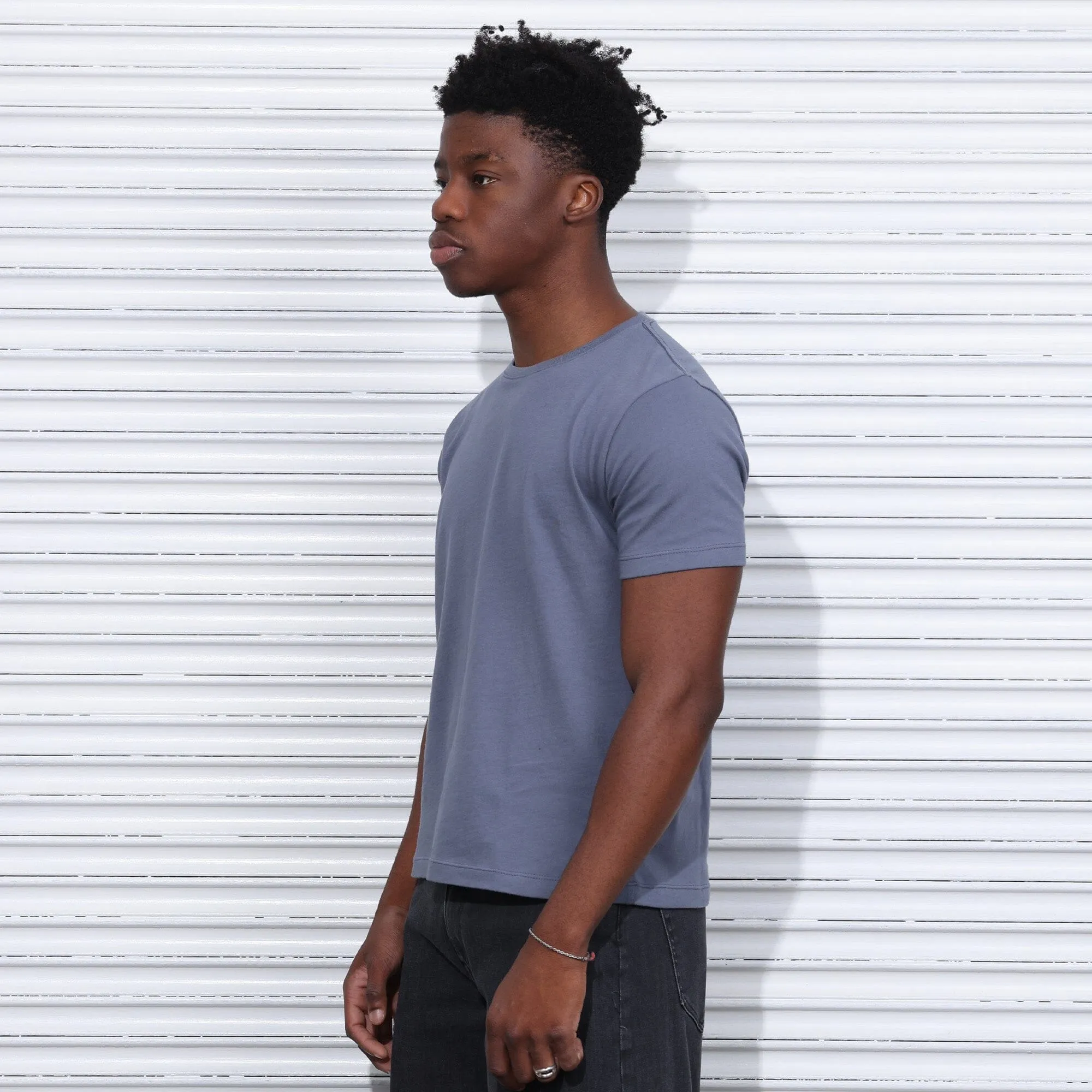 Los Feliz Half Crop Muscle Tee | Made in USA