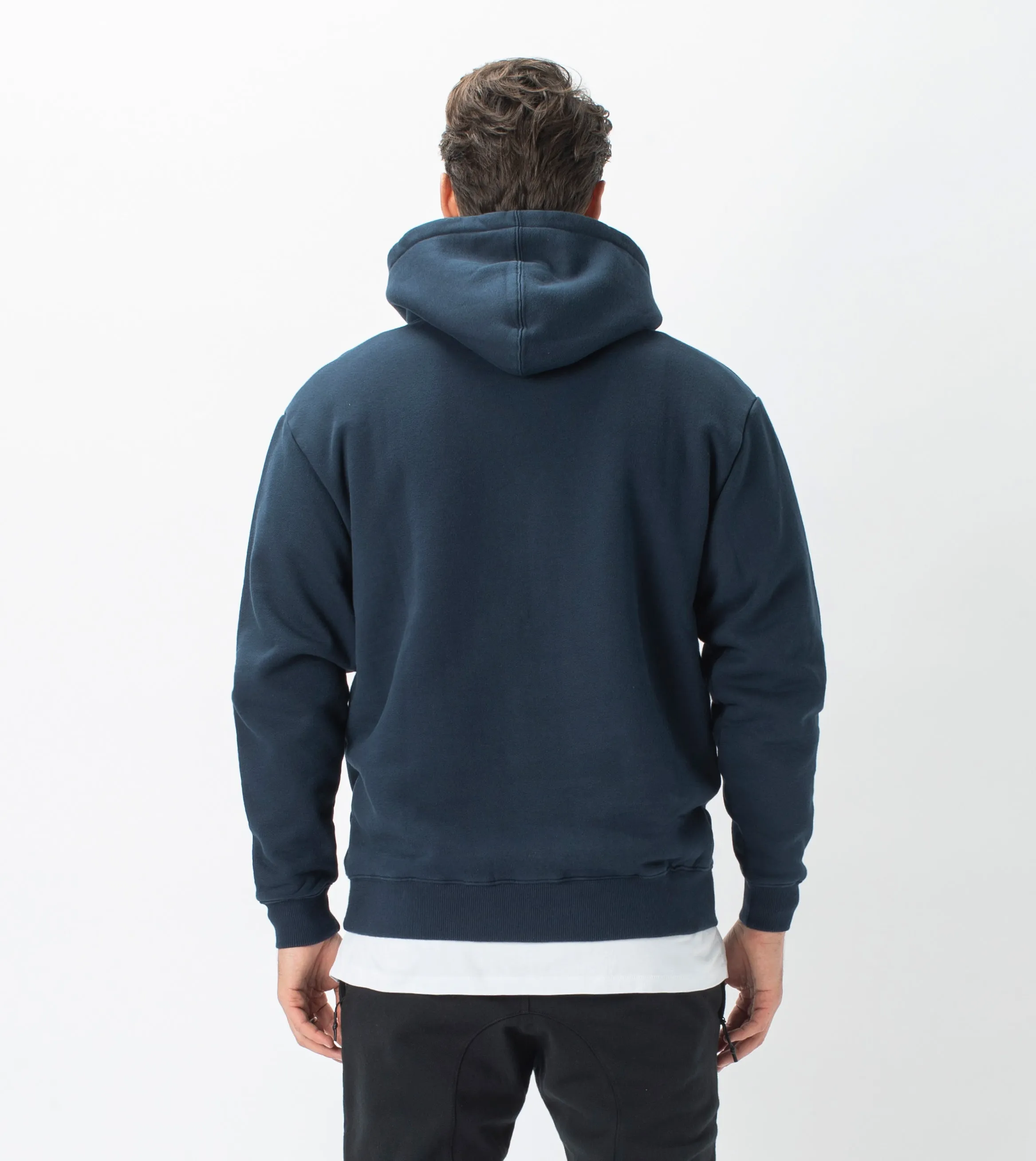 Ink Black Lowgo Hooded Sweatshirt - On Sale