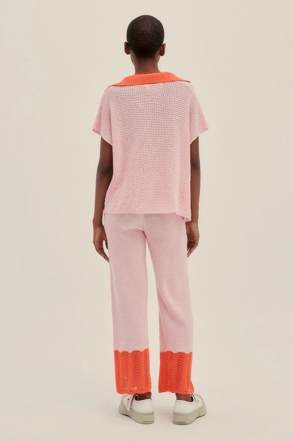 Lu Knit Pants Pink