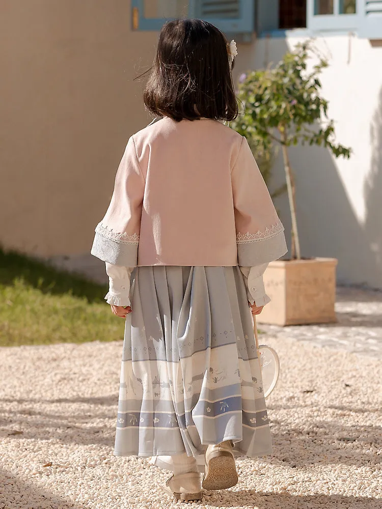 Lunar Cat Blouse, Midi Skirt & Dress