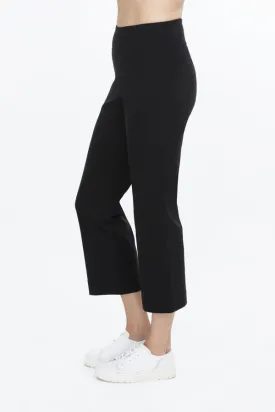 Maija Wide Leg Crop Trousers, Black