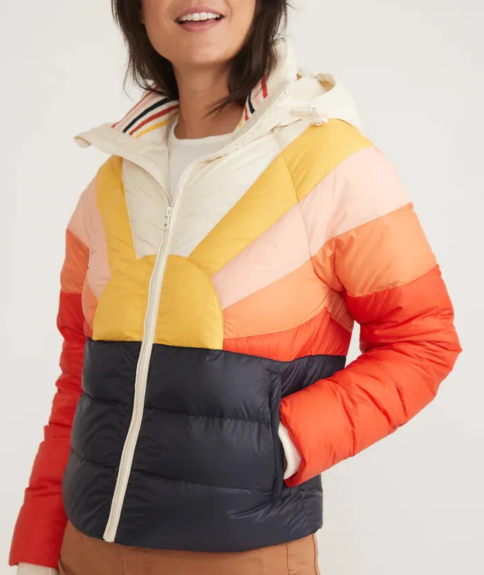 2024 Archive Sunset Puffer Jacket by Marine Layer Womens - Optimized Title