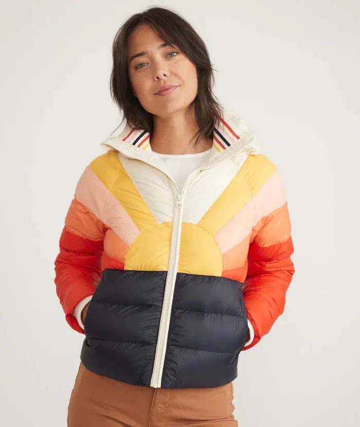 2024 Archive Sunset Puffer Jacket by Marine Layer Womens - Optimized Title