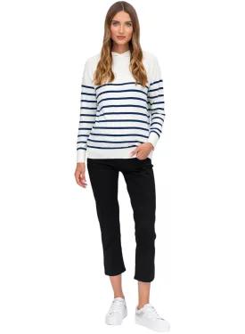 Maternity Capri Pants in Stretch Cotton - Black