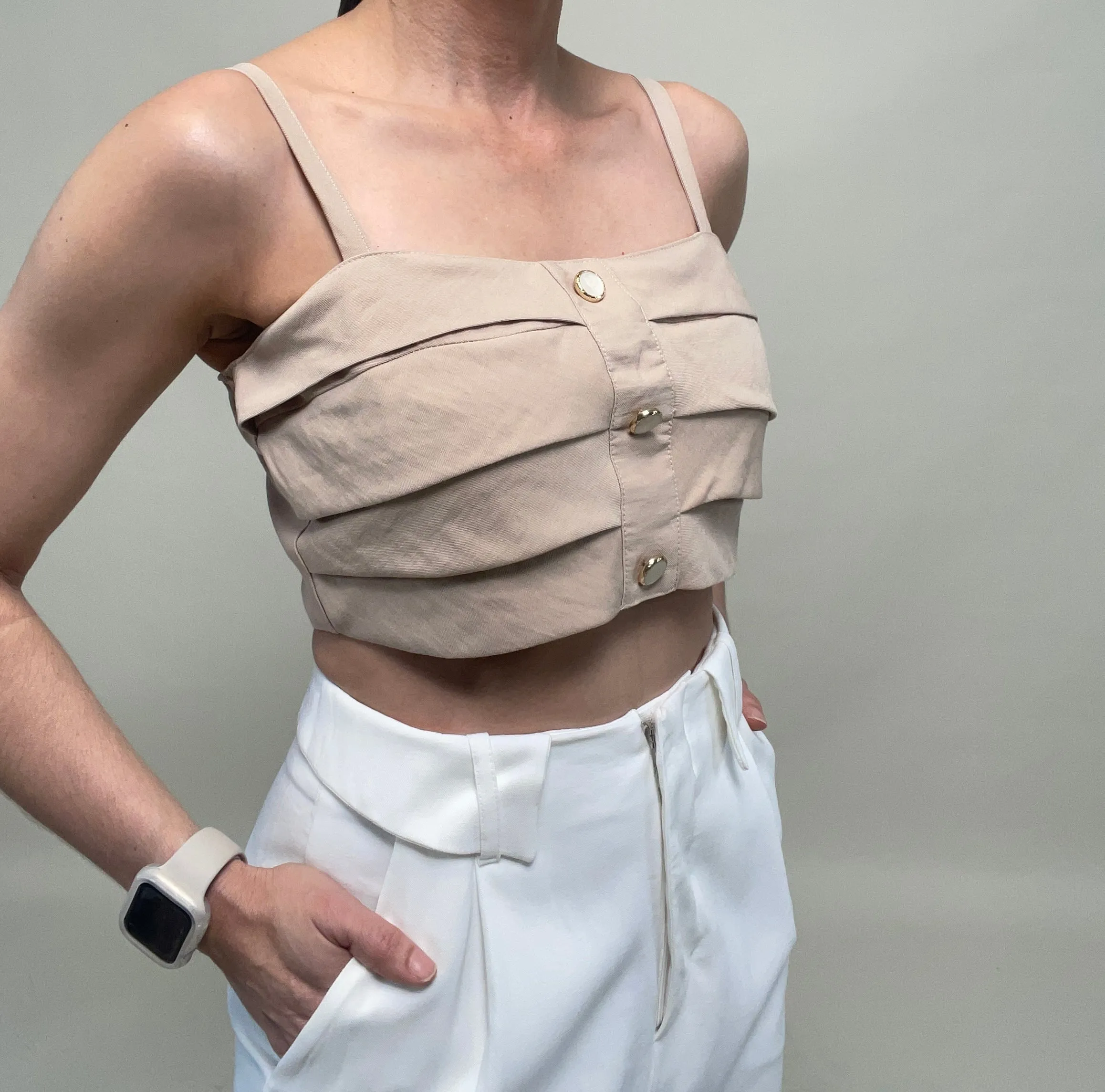 Melissa Pleated Top