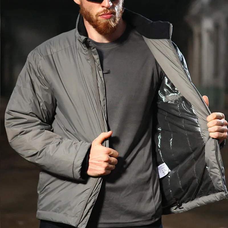 Men's Heat Reflection Tactical Jacket Coat For Winter