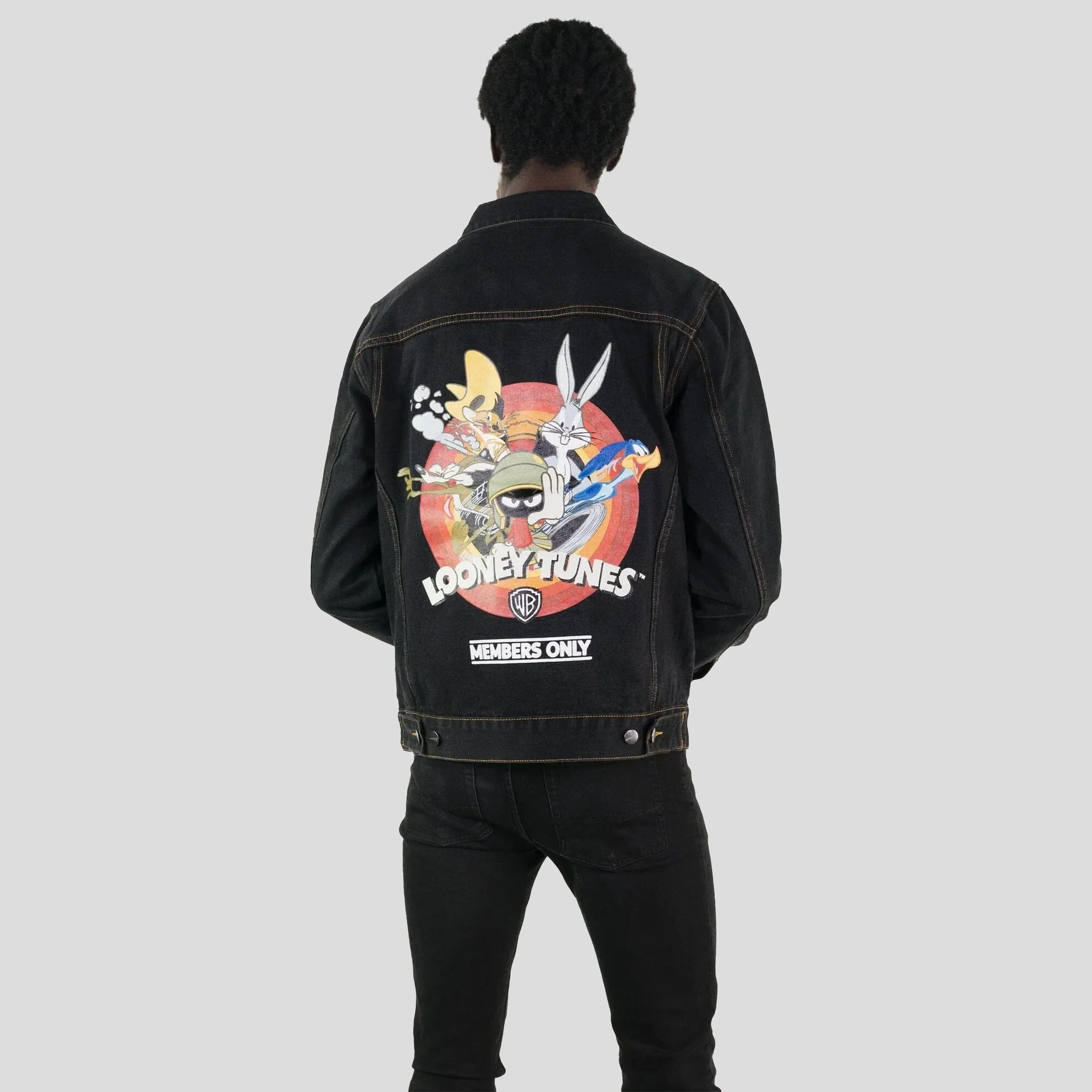 Men's Looney Tunes Denim Trucker Jacket - FINAL SALE
