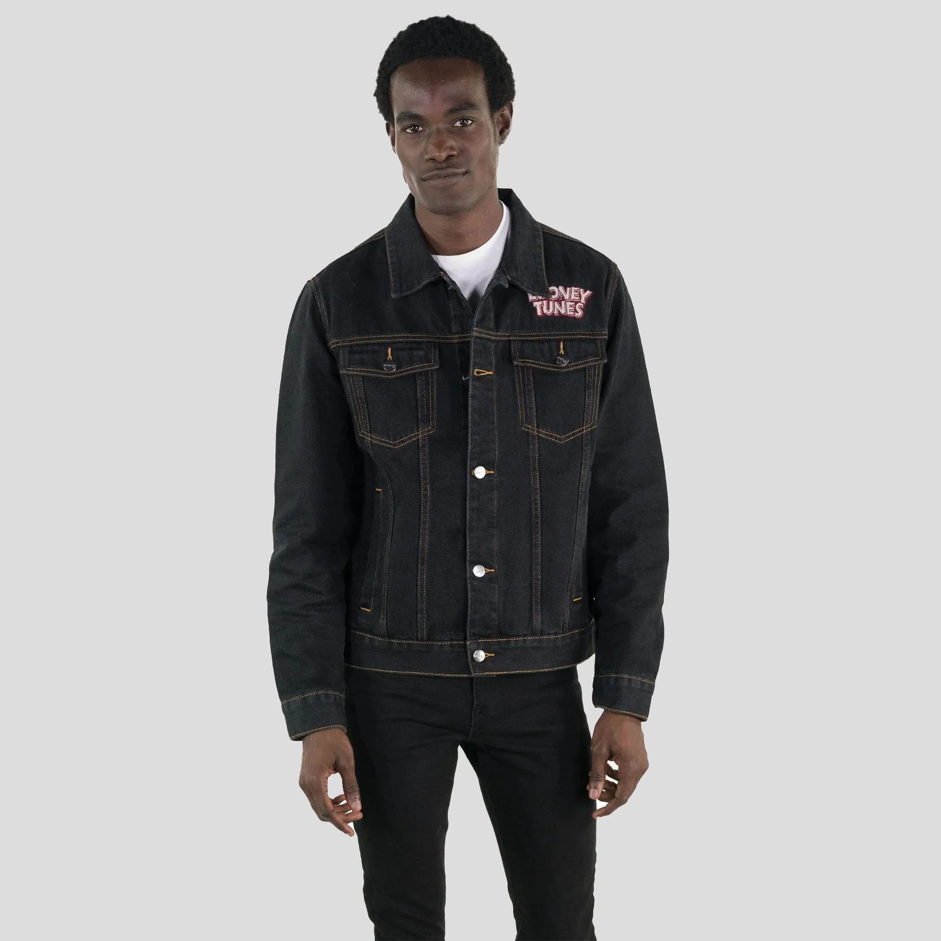Men's Looney Tunes Denim Trucker Jacket - FINAL SALE