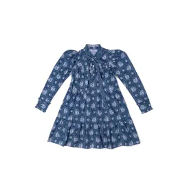 Mina Dress in Cotton Poplin