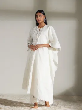 Mulmul Aria White Dupatta