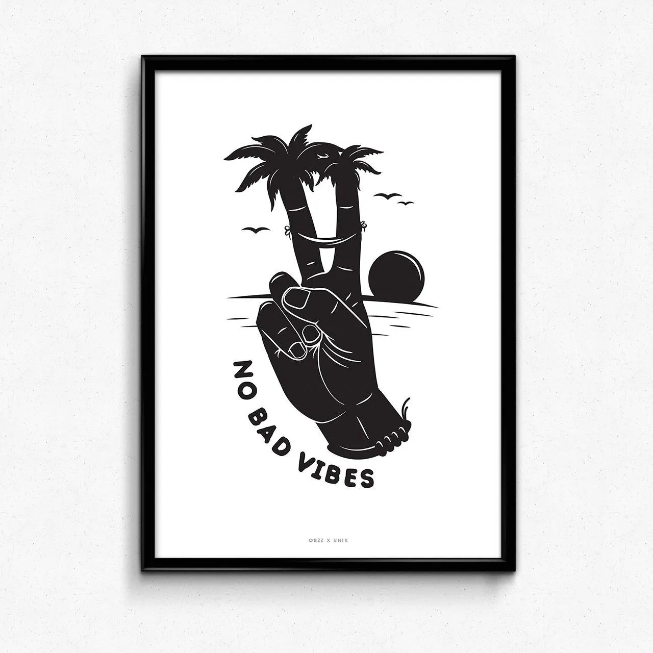 NO BAD VIBES PRINT