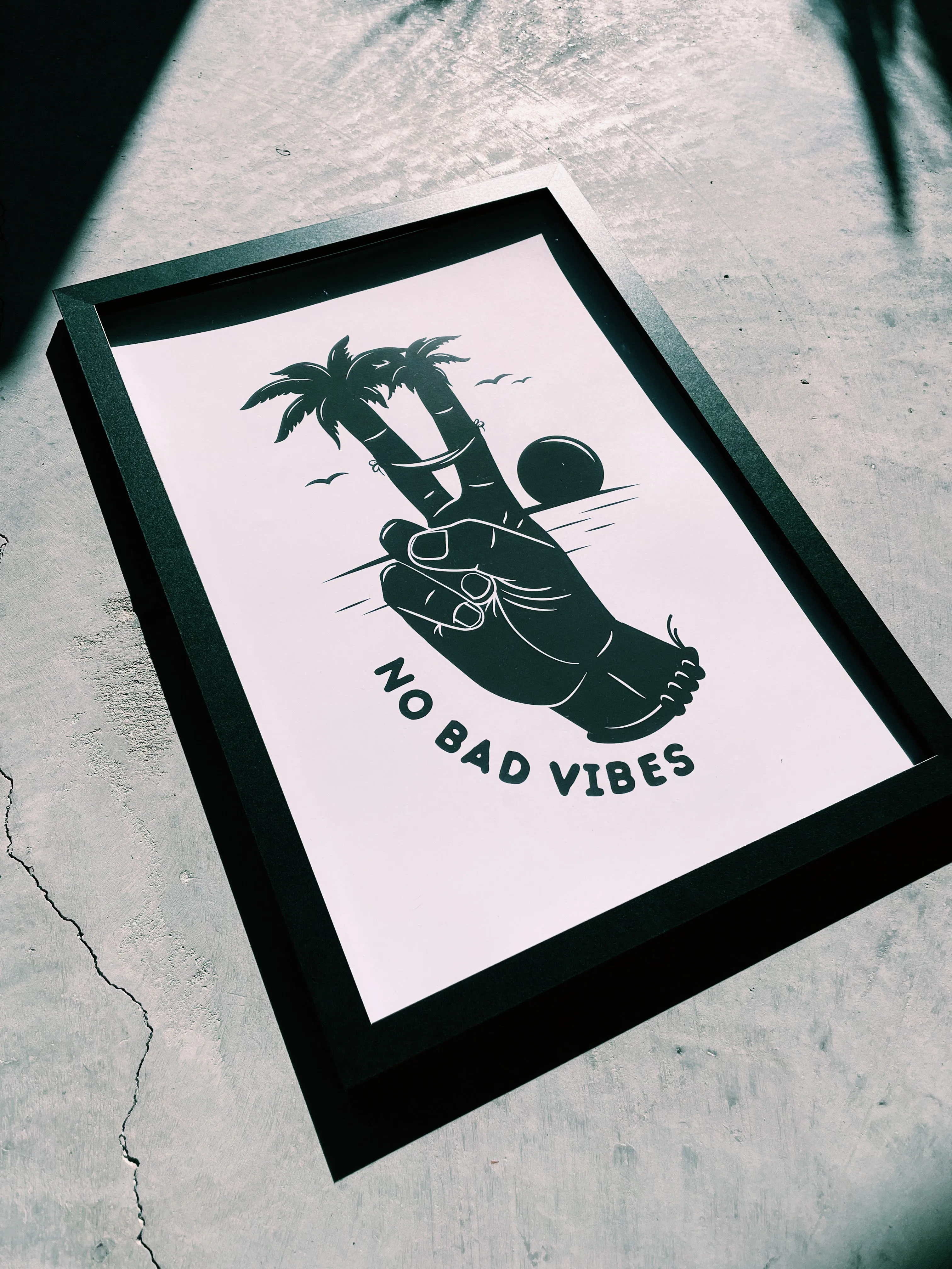NO BAD VIBES PRINT