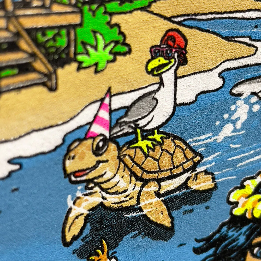 Original Party Animal: 1980's Yellow Tee