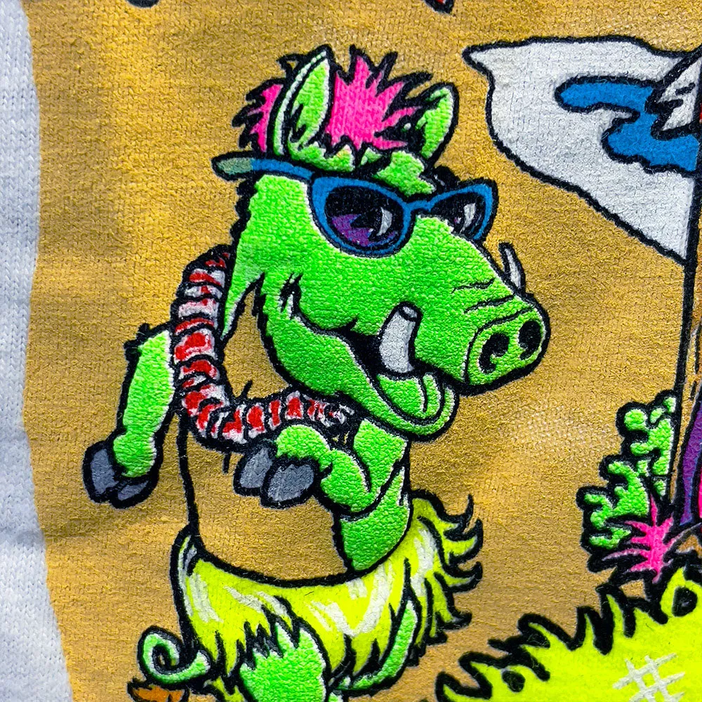 Original Party Animal: 1980's Yellow Tee