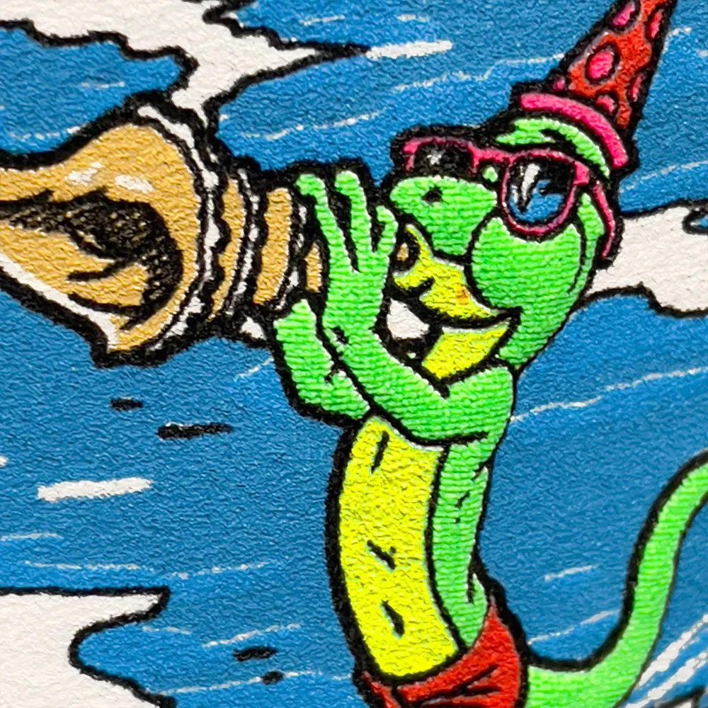 Original Party Animal: 1980's Yellow Tee