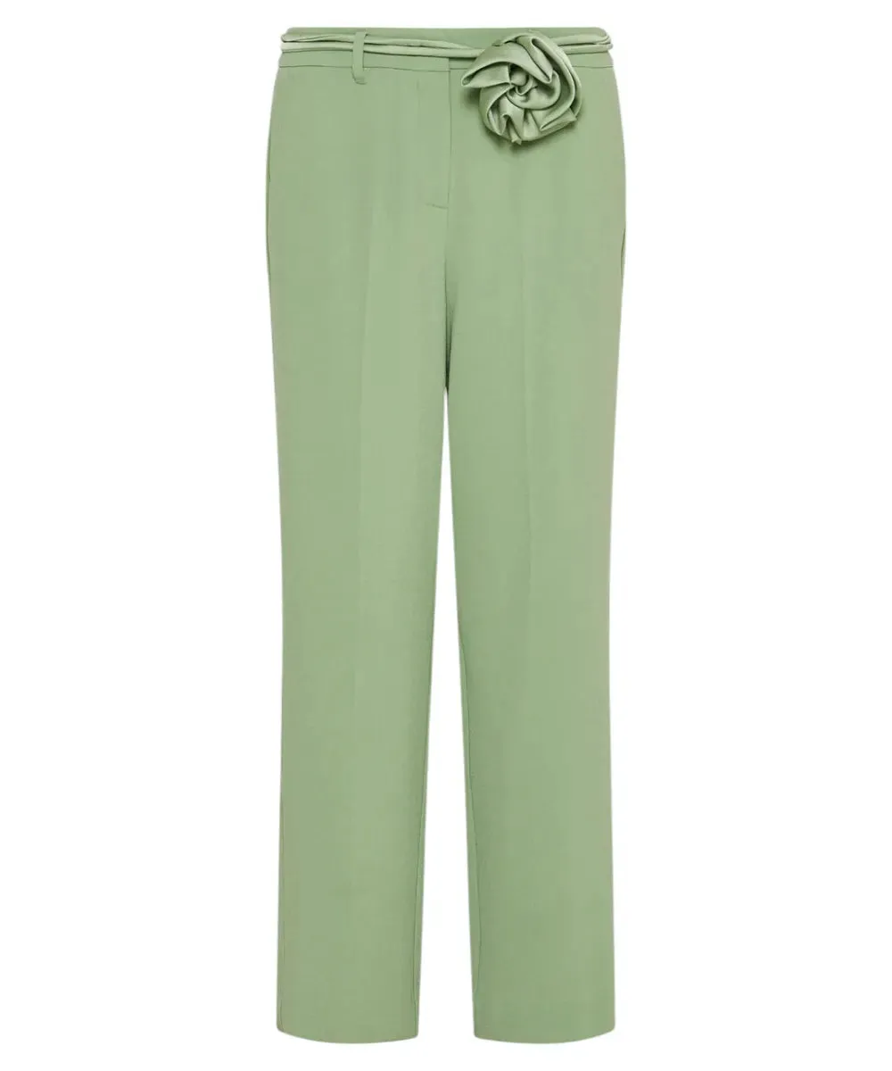 Pantalone Chino in Crêpe Envers Satin