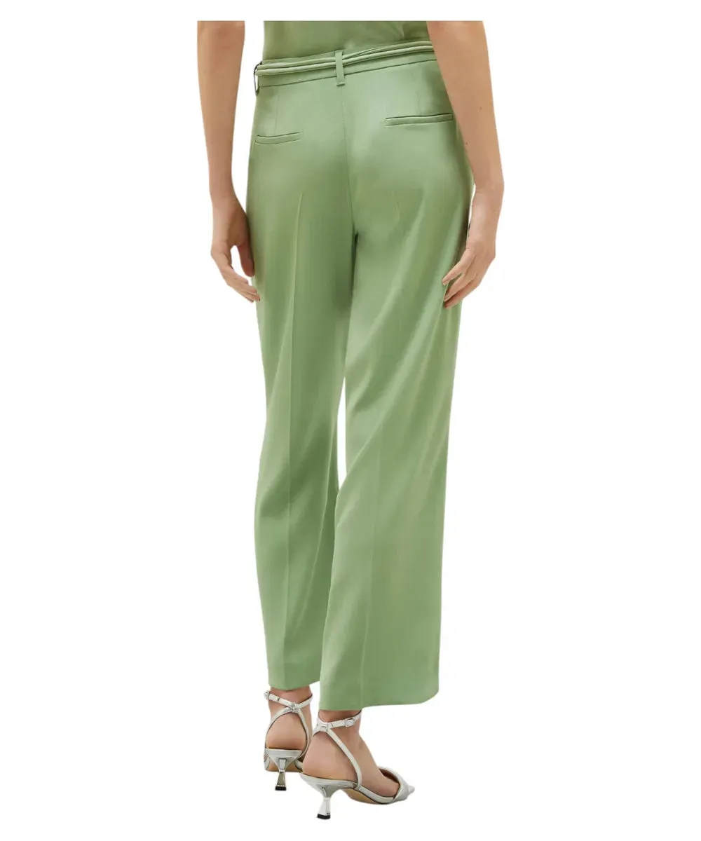 Pantalone Chino in Crêpe Envers Satin
