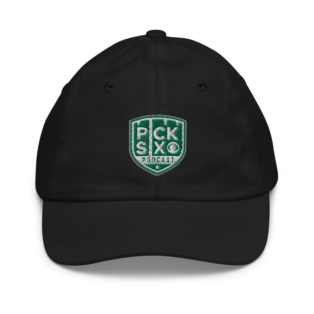 Pick Six Podcast Logo Youth Baseball Hat