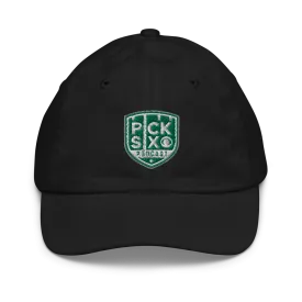 Pick Six Podcast Logo Youth Baseball Hat
