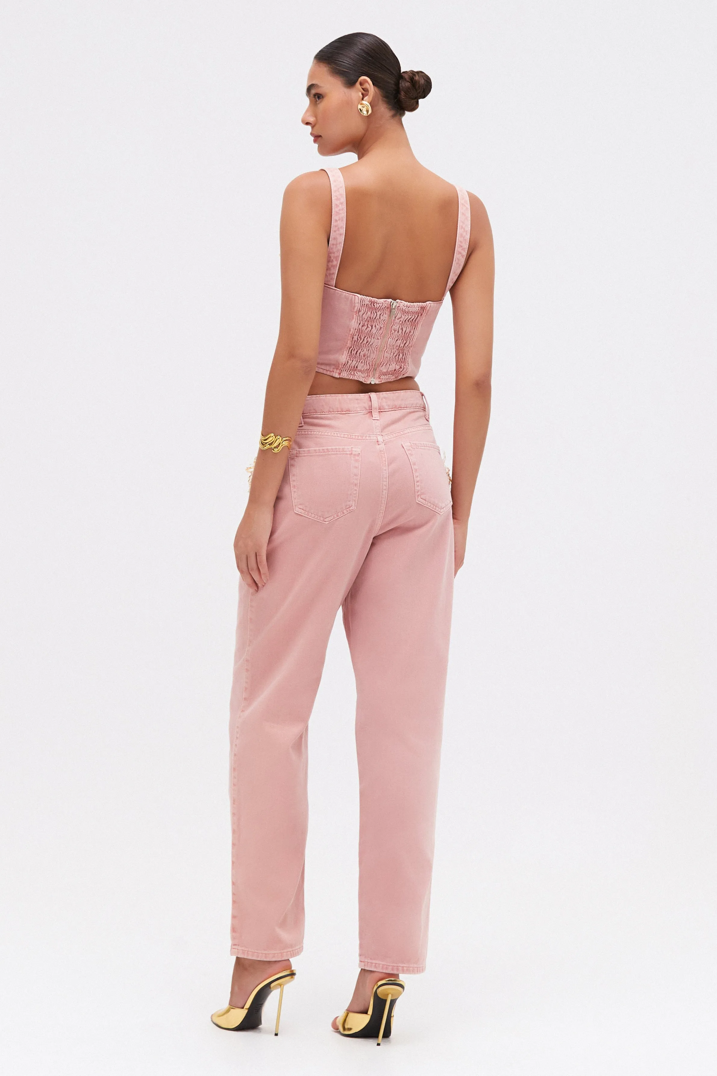 PINK DENIM PANT