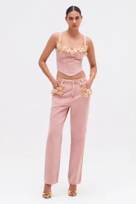 PINK DENIM PANT