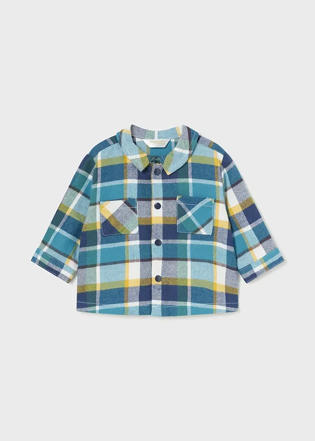 Plaid Flannel Overshirt, 2530