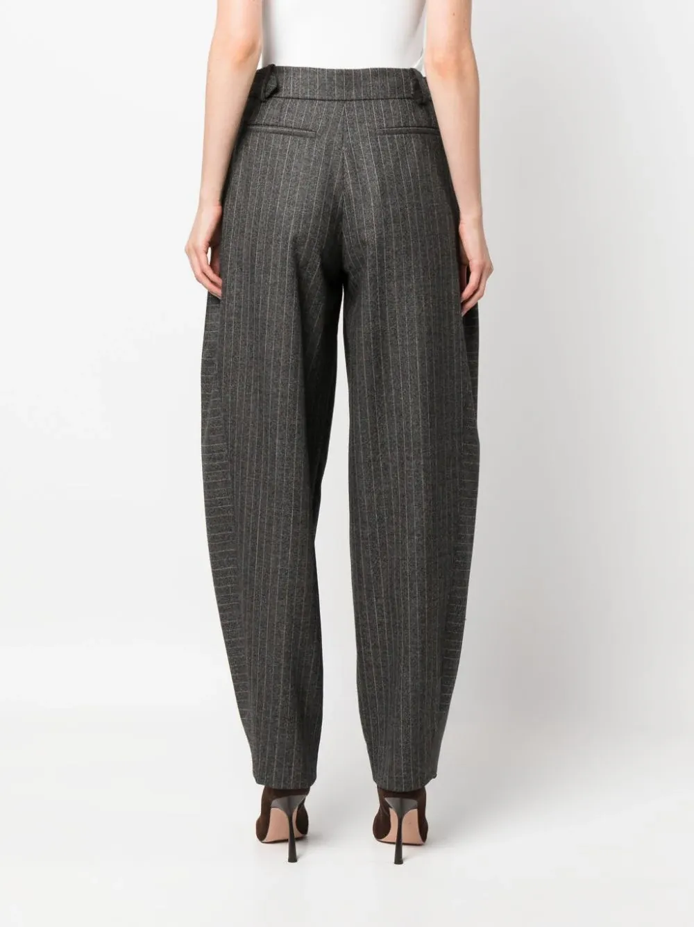 Pleated Wide Leg Trousers