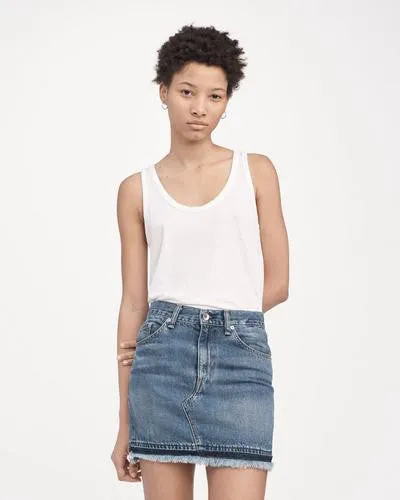 RAG & BONE - Dive Skirt in Fringed