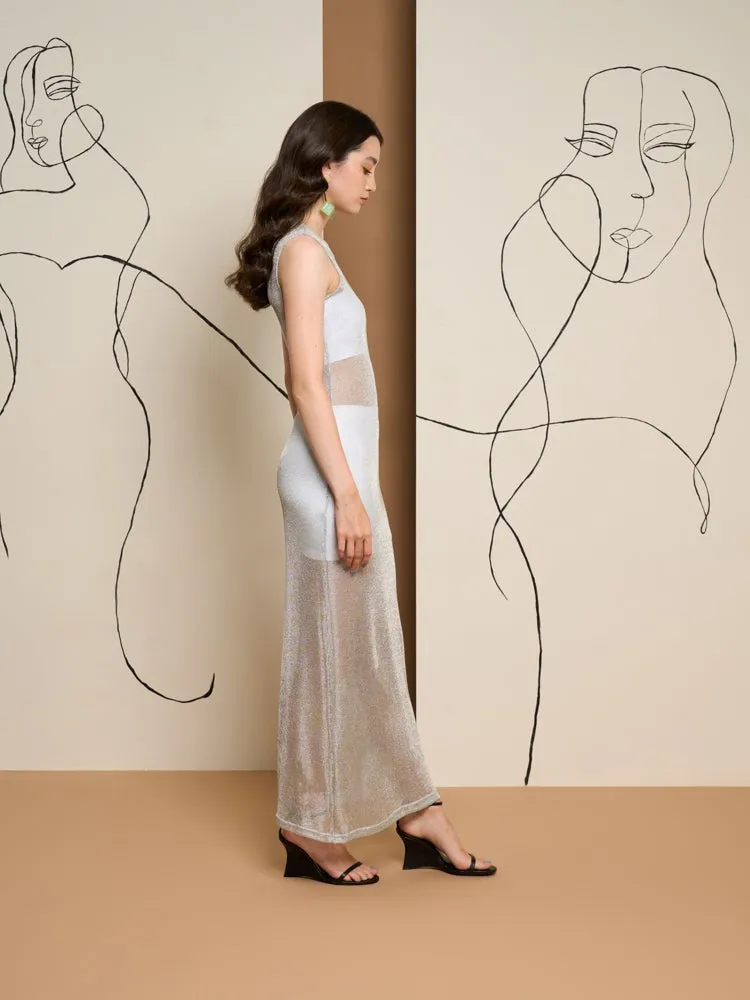 Regina Mesh Maxi Dress