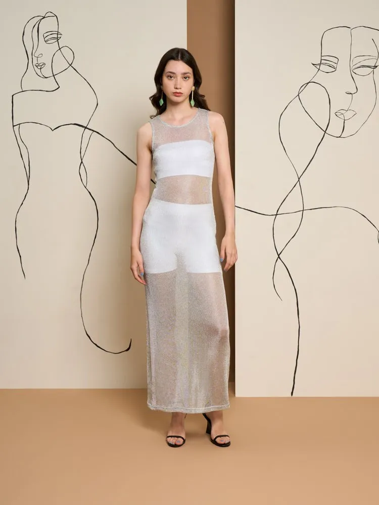 Regina Mesh Maxi Dress